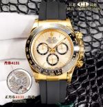 C1 Factory ROLEX Daytona 4131 Movement Gold Watch